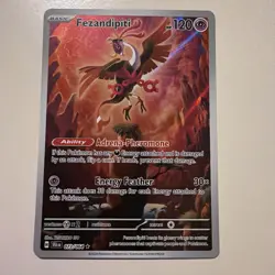 Pokemon TCG Fezandipiti 073/064 Sv: Shrouded Fable Holo IR - Image 1