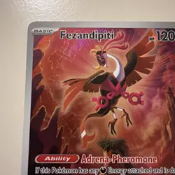 Pokemon TCG Fezandipiti 073/064 Sv: Shrouded Fable Holo IR - Image 2