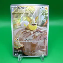 Yamper 99/94 Illustration Rare Pokemon TCG Phantasmal Flames NM English - Image 1