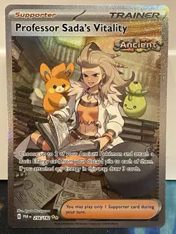 Professor Sada’s Vitality - Pokemon Paradox Rift 256/182 - SIR - NM - Image 1