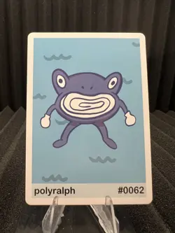 Polyralph (Poliwrath) #62 - Gen 1 Pookiemoot Fan Art - Pokemon - Image 1