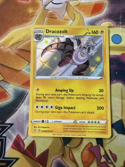 Dracozolt SV045/SV122 Pokemon TCG 2021 Rare Holo Shiny Vault Shining Fates NM - Image 1