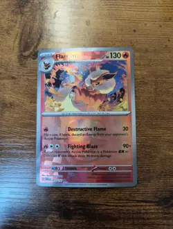 Flareon (Master Ball) 013/131 SV: Prismatic Evolutions Pokemon TCG English - Image 1