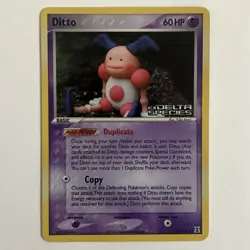 Ditto - (Mr. Mime) 38/113 Pokemon Tcg Ex Delta Species Stamped Holo LP Single! - Image 1