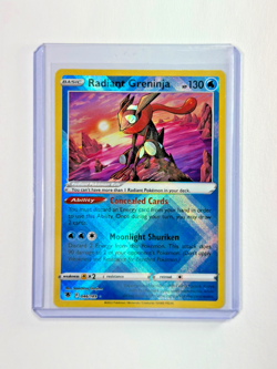 2022 Pokemon Sword & Shield Astral Radiance Radiant Greninja #046 Holo - Image 1