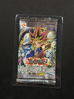 Metal Raiders - 2002 Yu-Gi-Oh! 1st Edition Booster Pack (Unopened) - Image 1