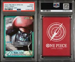 2024 One Piece TCG: Hody Jones Alt Art Leader OP06-020 PSA 10 - English Gem Mint - Image 3