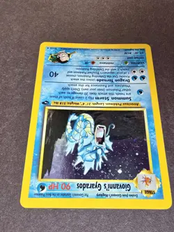 Pokemon TCG Gym Challenge Giovanni's Gyarados Holo. Rare 5/132 NM - Image 5