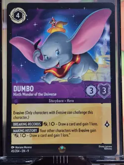 Dumbo - Ninth Wonder of the Universe 45/204 Fabled LEGENDARY Disney Lorcana - Image 1