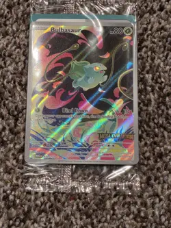 Bulbasaur 133/132 Mega Evolutions Stamped Box Topper Pokemon Promo mint SEALED - Image 2