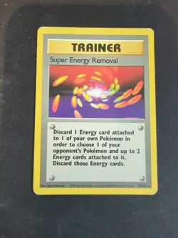 Pokemon Card - Super Energy Removal - Base Set - Image 1