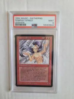 MTG Tempest Efreet PSA 9 MINT 1994 English Legends Vintage Card RARE! - Image 2