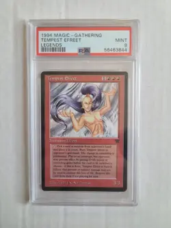 MTG Tempest Efreet PSA 9 MINT 1994 English Legends Vintage Card RARE! - Image 3