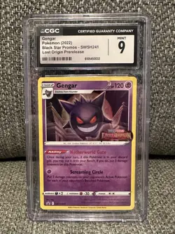 Gengar - (Prerelease) SWSH241 SWSH: Sword & Shield Promo Cards Holo CgC 9 - Image 1
