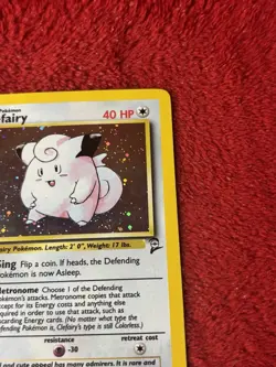 Clefairy 006/130 Base Set 2 Holo Wotc Pokemon Card Played - Image 2