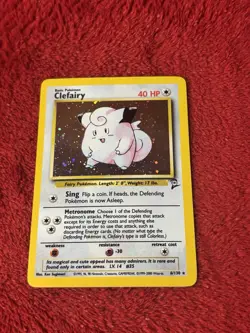 Clefairy 006/130 Base Set 2 Holo Wotc Pokemon Card Played - Image 5