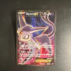 Pokemon Espeon EX Full Art 117/122 Breakpoint Ultra Rare Holo Basic Card 170 HP - Image 1