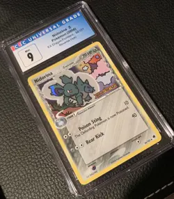 NIDORINA - 2006 Pokemon EX Dragon Frontiers Reverse Holo Card 34/101 CGC 9 POP 1 - Image 3