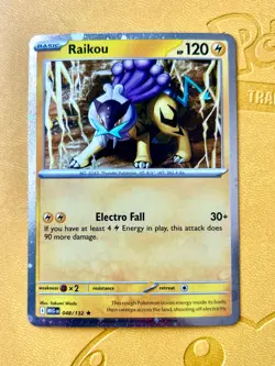 Raikou 048/132 Mega Evolution Cosmos Holo Promo Pokemon Card Near Mint - Image 1