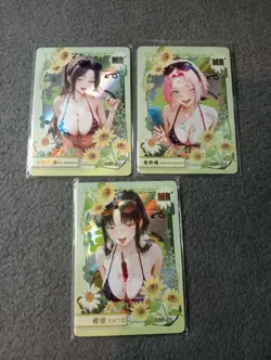 3 cards MR FEMME FATALE Goddess Story Waifu Anime Card - Image 1