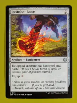 Swiftfoot Boots x1 Lost Caverns of Ixalan Commander 1x Magic the Gathering MTG - Image 1