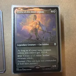Prava of the Steel Legion 552 (Foil Etched) MTG: Commander Legends Pack Fresh - Image 1