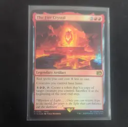 Magic The Gathering The Fire Crystal 0135 Rare Red Legendary Artifact … - Image 1