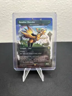 Paradise Chocobo Borderless Foil Final Fanatsy MTG - Image 1