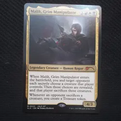 Malik, Grim Manipulator Secret Lair : Magic MTG [Near Mint Mythic] - Image 1