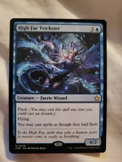 Magic: The Gathering - Mtg - High Fae Trickster - Foundations RARE - N.Mint - Image 1