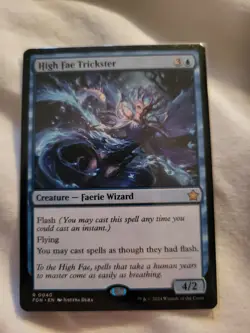 Magic: The Gathering - Mtg - High Fae Trickster - Foundations RARE - N.Mint - Image 3