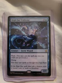Magic: The Gathering - Mtg - High Fae Trickster - Foundations RARE - N.Mint - Image 4