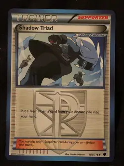 Pokemon TCG Shadow Triad 102/116 Rare Base Card B&W Gen Plasma Freeze Set - NM - Image 1