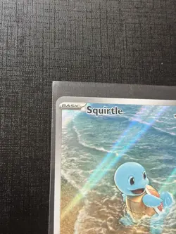 Pokemon Squirtle Illustration Rare Full Art Holo 170/165 Scarlet & Violet 151 - Image 3