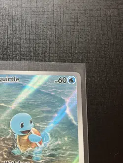 Pokemon Squirtle Illustration Rare Full Art Holo 170/165 Scarlet & Violet 151 - Image 4