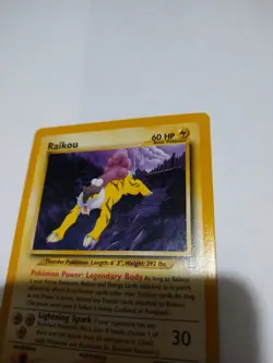 Mint Pokemon TCG Raikou 22/64 Neo Revelation Unlimited Rare Card Investment - Image 3
