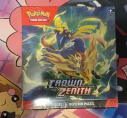 Factory Sealed Crown Zenith Booster Bundle Sword & Shield Pokemon Set - Image 1