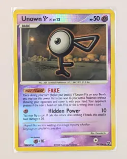 UNOWN F 56/106 [Great Encounters] Pokemon TCG Reverse Holo - Image 1