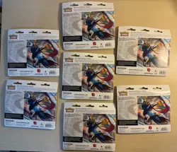 Lot Of 7 New Pokemon Sword & Shield Galarian Ponyta 3-Pack Booster Blister Sets - Image 2