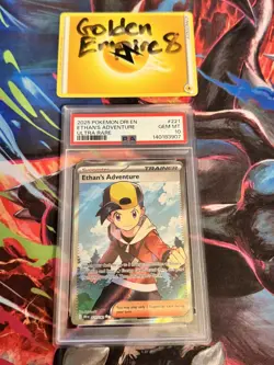 POKEMON DRI EN-DESTINED RIVALS #230 ETHAN'S HO-OH EX & Ethan’s Adventure PSA 10 - Image 4