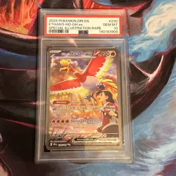 POKEMON DRI EN-DESTINED RIVALS #230 ETHAN'S HO-OH EX & Ethan’s Adventure PSA 10 - Image 5