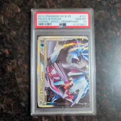 PSA 10 PALKIA AND DIALGA LEGEND 101 & 102 2010 POKEMON TRIUMPHANT HOLO - Image 3