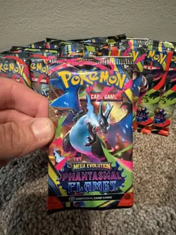 30 Pokemon TCG Phantasmal Flames Booster Pack Lot New/Factory sealed loose packs - Image 4