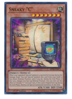 x3 Sneaky "C" - MP24-EN173 - Ultra Rare YuGiOh - Image 1