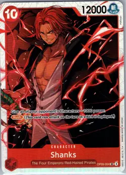 Shanks OP09-004 SR English Emperors in the New World - One Piece Card - NM - Image 1