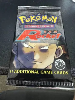 1st edition wizards of the Coast Pokemon TCG Team Rocket Booster Pack - 11 cards 742818061742 - Image 3