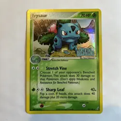 Mint Ivysaur 35/100 Ex Crystal Guardians Set Stamped Holo Pokemon Card - Image 1