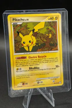 Pokemon - Pikachu 94/123 Common Diamond & Pearl Mysterious Treasures Light Play - Image 5