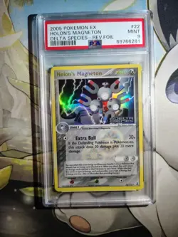 Holon's Magneton Reverse Holo Stamped PSA 9 Mint EX Delta Species Pokemon 22/113 - Image 1