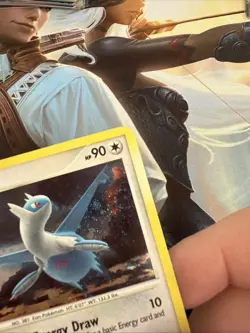 Pokemon Latios 4/17 Holo Rare POP Series 7 2008 - LP Vintage TCG Card Swirl - Image 2